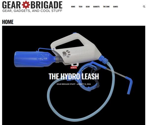 Exciting News: The Hydro Leash Reviewed by Gear Brigade!