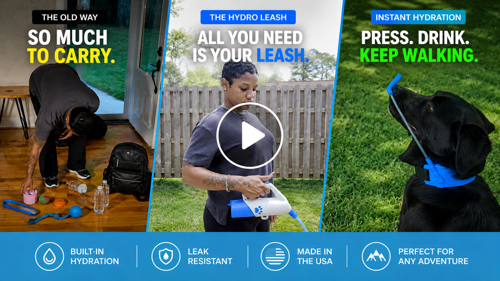 Hydro leash video